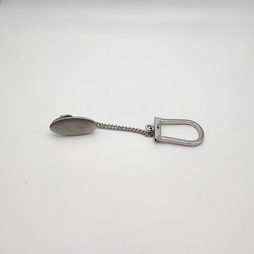 Swank Silver Tone Tie Clip